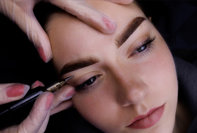 волосковий метод татуажу брів